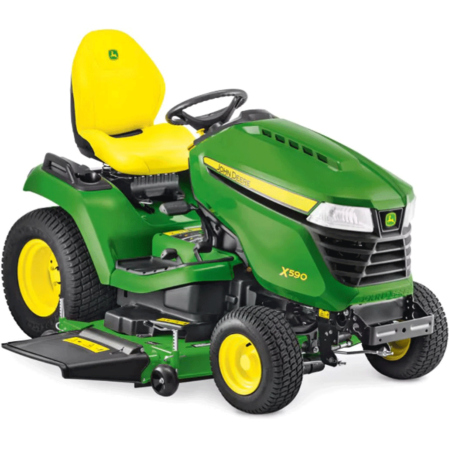 John_Deere_X590_-2.png john deere rasentraktor x590 mit 122 cm accel deep mahwerk modell 2025 neu – Image 1