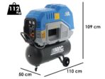 ABAC SPINN D2.2 90W 10 230/50 – Einphasiger schallgedämpfter Schraubenkompressor – 3 PS Motor – 90 Liter