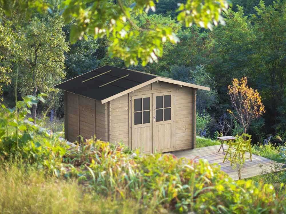 alce-opera-300x250-gertehaus-aus-holz-mit-fenstern-und-doppelflgeltr-300x250x219-cm-holz-gartenhaus-opera-300x250-63071_1_1750921944_IMG_685cf2d8d781b.jpg Alce Opera 300×250 – Gerätehaus aus Holz – Mit Fenstern und Doppelflügeltür – 300x250x219 cm – Image 1