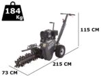 BlackStone TS 420 L – Grabenfräse – Loncin-Motor G420F
