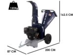BullMach ZEUS 120 BSE – Professioneller Benzinhäcksler – Motor B&S XR2100 13.5 PS mit E-Starter