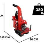 Ceccato Olindo Tritone BIG CINGO – Biohäcksler mit Raupenantrieb und Motorschubkarre – Motor Honda GX390