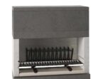 Edilmark KUBO – Grillkamin für Holz und Holzbackofen – Hintere Feuerstelle – Image 2