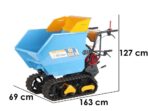 EuroMech EM500H – Raupendumper – Ausziehbare Mulde – 500 kg Nutzlast