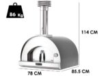 Fontana Margherita – Holzbackofen – Anthrazit