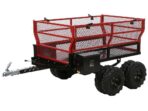 GeoTech-Pro E-Truck 600 – Batteriebetriebene Schubkarre mit Anhänger – Akku 48V 15Ah – Image 3