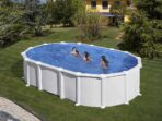 Gre Haiti Oval 610x375x132cm – Oberirdischer Stahlpool – mit unterirdischen Stäben – Image 3