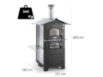 Holzbackofen für den Außenbereich Fontana Gusto 80X54 cm