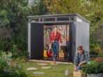 Keter Artisan grau – Gartenhaus – mit Doppeltüren – 277x218x226 cm – Image 4