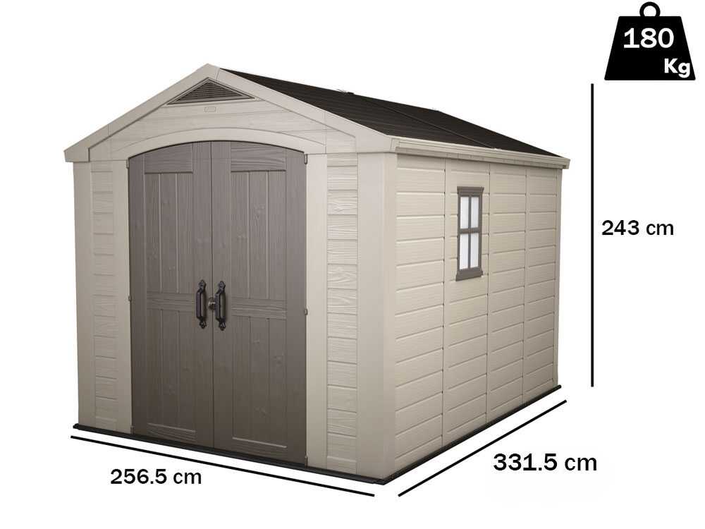 keter-factor-beige-gartenhaus-mit-seitenfenster-256-5x331-5x243-cm-keter-factor-beige-gartenhaus-aus-kunstharz-49055_1_1727426011_IMG_66f66ddb4ab62.jpg Keter Factor beige – Gartenhaus – mit Seitenfenster – 256.5×331.5×243 cm – Image 1