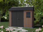 Keter Newton plus 759/975 – Gartenhaus – Mit zweiflügeliger Tür und Fenstern – 230x287x246 cm – Image 2