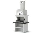 Palazzetti Balos – Kombi-Grillkamin mit Holzbackofen aus Betonstein – Image 4