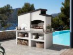 Palazzetti New Zealand 2 – Kombi-Grillkamin mit Holzbackofen aus Beton – Image 3