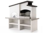 Palazzetti New Zealand 2 – Kombi-Grillkamin mit Holzbackofen aus Beton – Image 4