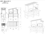 Palazzetti New Zealand 2 – Kombi-Grillkamin mit Holzbackofen aus Beton – Image 2