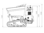 Raupendumper AgriEuro Top-Line CARGO L 10000 HED 4.0 – Honda GXe630 – Image 4