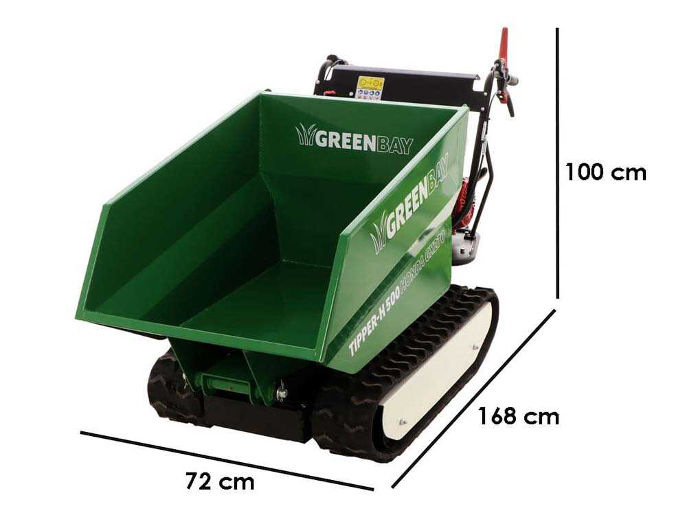 raupendumper-dumper-greenbay-tipper-h-500-honda-motor-gx270-greenbay-tipper-h-500-39865_0_1725445738_IMG_66d8366a47716.jpg Raupendumper Dumper GreenBay Tipper-H 500 – Honda-Motor GX270 – Image 1