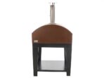 Rossofuoco Benni – Holzbackofen für den Außenbereich mit Wagen – braun – Image 4
