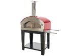 Rossofuoco Nonna Luisa – Holzbackofen für den Außenbereich mit Wagen – rot – Image 2