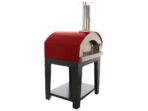 Rossofuoco Nonna Luisa – Holzbackofen für den Außenbereich mit Wagen – rot – Image 3