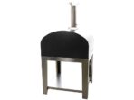 Seven Italy Ade – Holzbackofen für draußen mit Wagen – Anthrazit – Image 4