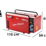 TecnoGen H8000SS/A – Benzin-Stromgenerator 5.8 kW leise – Dauerleistung 5,2 kW – 230V + ATS