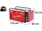 TecnoGen H8000SS – Leiser Benzin-Stromgenerator 5.8 kW – Dauerleistung 5.2 kW – 230V