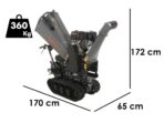 Wortex Tiger D420/120L – Häcksler mit Raupenfahrwerk – Loncin D420 Motor – Image 2